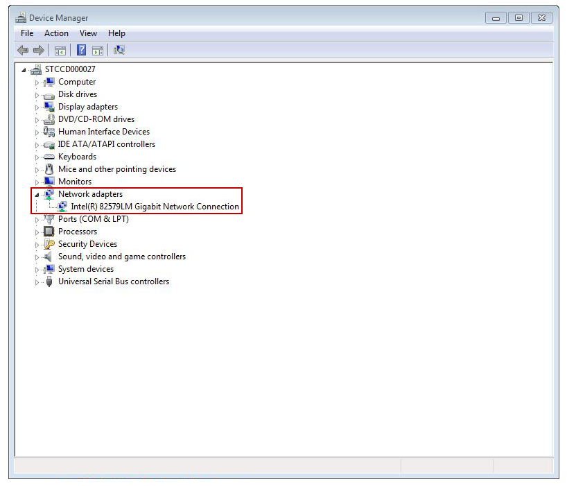 Windows 7 Device Manager Window Net