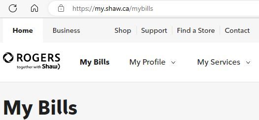 Home-page of the My Shaw Portal