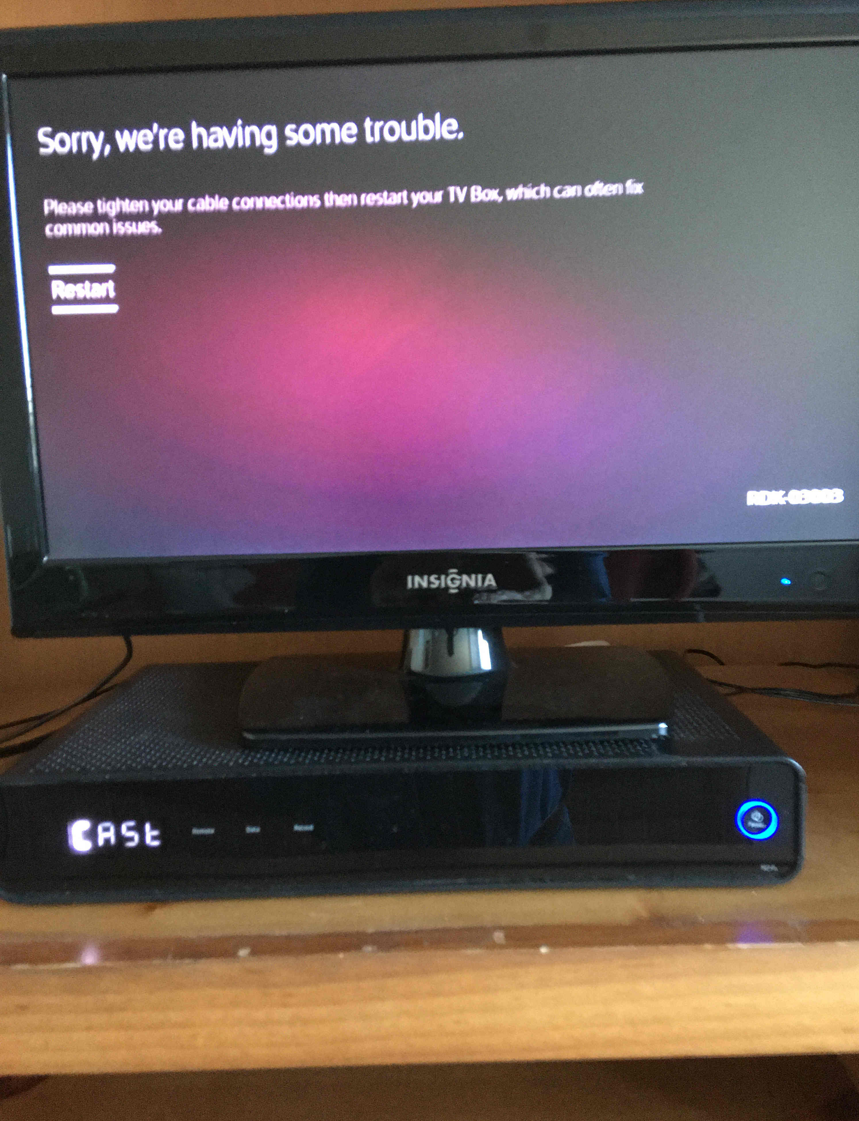 TV keeps cutting out (video and audio) and comes b... Shaw Support