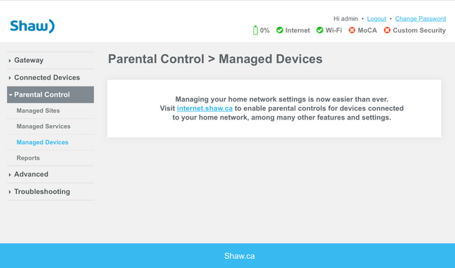 How To Use Parental Controls On The Bluecurve Gateway