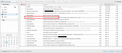 Shaw Spam Emails 1 of 20 Detected by Shaw Filters in Three Days 16 Mar 2021.png