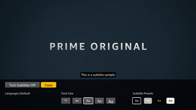 prime video app smart tv